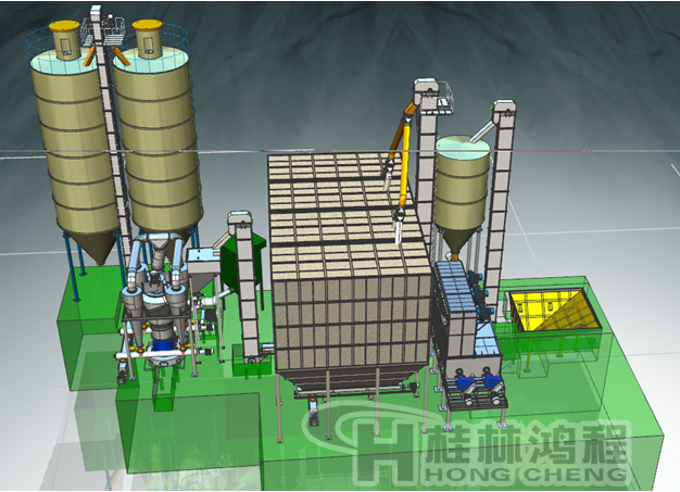 桂林鸿程环保设备氢氧化钙生产线设备整套生产线